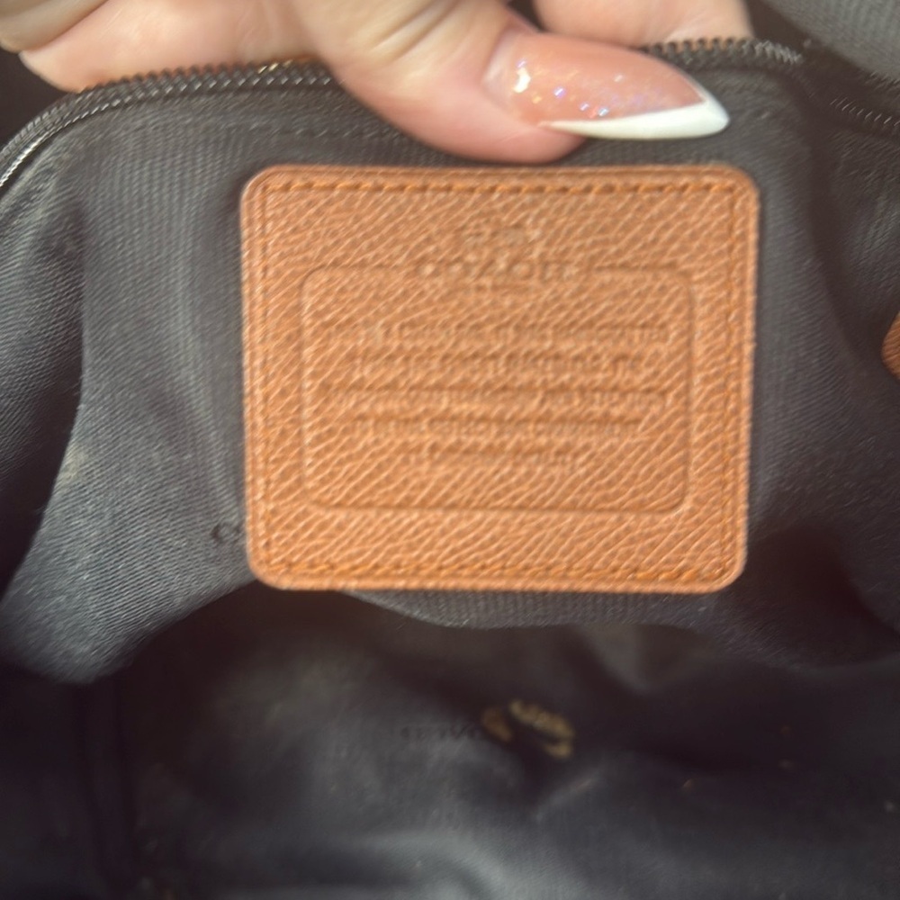 Coach Taxi Crossgrain Leather Tote Saddle Brown - Picture 9 of 10